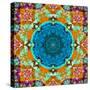 A Mandala from Flower Photographs and Water-Alaya Gadeh-Stretched Canvas