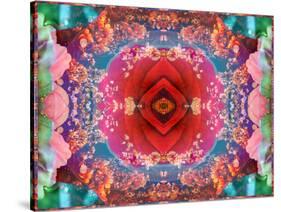 A Mandala from Flower Photographs-Alaya Gadeh-Stretched Canvas