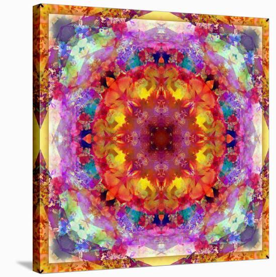 A Mandala from Flower Photographs-Alaya Gadeh-Stretched Canvas