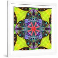 A Mandala from Flowers, and Ornaments-Alaya Gadeh-Framed Photographic Print