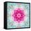 A Mandala from Flowers in Vintage Pastel Tones-Alaya Gadeh-Framed Stretched Canvas