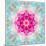 A Mandala from Flowers in Vintage Pastel Tones-Alaya Gadeh-Mounted Photographic Print