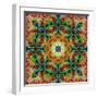 A Mandala from Flowers, Photograph, Many Layer Artwork-Alaya Gadeh-Framed Photographic Print