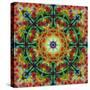 A Mandala from Flowers, Photograph, Many Layer Artwork-Alaya Gadeh-Stretched Canvas