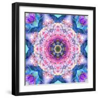 A Mandala from Flowers-Alaya Gadeh-Framed Photographic Print