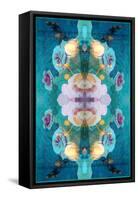 A Mandala Ornament from Flower Photographs, Conceptual Layer Work-Alaya Gadeh-Framed Stretched Canvas