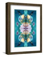 A Mandala Ornament from Flower Photographs, Conceptual Layer Work-Alaya Gadeh-Framed Photographic Print