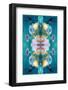 A Mandala Ornament from Flower Photographs, Conceptual Layer Work-Alaya Gadeh-Framed Photographic Print