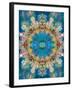 A Mandala Ornament from Flower Photographs, Conceptual Layer Work-Alaya Gadeh-Framed Photographic Print