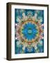 A Mandala Ornament from Flower Photographs, Conceptual Layer Work-Alaya Gadeh-Framed Photographic Print