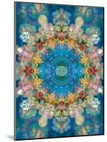 A Mandala Ornament from Flower Photographs, Conceptual Layer Work-Alaya Gadeh-Mounted Photographic Print