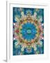 A Mandala Ornament from Flower Photographs, Conceptual Layer Work-Alaya Gadeh-Framed Photographic Print