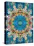 A Mandala Ornament from Flower Photographs, Conceptual Layer Work-Alaya Gadeh-Stretched Canvas