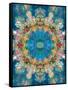 A Mandala Ornament from Flower Photographs, Conceptual Layer Work-Alaya Gadeh-Framed Stretched Canvas