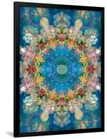 A Mandala Ornament from Flower Photographs, Conceptual Layer Work-Alaya Gadeh-Framed Photographic Print