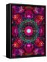 A Mandala Ornament from Flower Photographs, Conceptual Layer Work-Alaya Gadeh-Framed Stretched Canvas