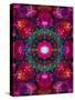 A Mandala Ornament from Flower Photographs, Conceptual Layer Work-Alaya Gadeh-Stretched Canvas