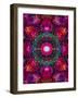 A Mandala Ornament from Flower Photographs, Conceptual Layer Work-Alaya Gadeh-Framed Photographic Print