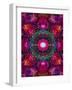 A Mandala Ornament from Flower Photographs, Conceptual Layer Work-Alaya Gadeh-Framed Photographic Print