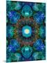 A Mandala Ornament from Flower Photographs, Conceptual Layer Work-Alaya Gadeh-Mounted Photographic Print