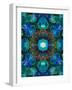 A Mandala Ornament from Flower Photographs, Conceptual Layer Work-Alaya Gadeh-Framed Photographic Print