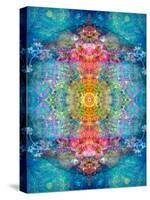 A Mandala Ornament from Flower Photographs, Conceptual Layer Work-Alaya Gadeh-Stretched Canvas