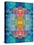 A Mandala Ornament from Flower Photographs, Conceptual Layer Work-Alaya Gadeh-Stretched Canvas