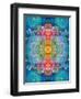 A Mandala Ornament from Flower Photographs, Conceptual Layer Work-Alaya Gadeh-Framed Photographic Print