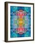 A Mandala Ornament from Flower Photographs, Conceptual Layer Work-Alaya Gadeh-Framed Photographic Print