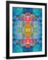 A Mandala Ornament from Flower Photographs, Conceptual Layer Work-Alaya Gadeh-Framed Photographic Print