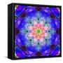 A Mandala Ornament from Flower Photographs, Conceptual Layer Work-Alaya Gadeh-Framed Stretched Canvas