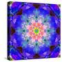 A Mandala Ornament from Flower Photographs, Conceptual Layer Work-Alaya Gadeh-Stretched Canvas