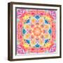 A Mandala Ornament from Flower Photographs, Conceptual Layer Work-Alaya Gadeh-Framed Photographic Print