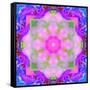 A Mandala Ornament from Flower Photographs, Conceptual Layer Work-Alaya Gadeh-Framed Stretched Canvas