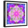 A Mandala Ornament from Flower Photographs, Conceptual Layer Work-Alaya Gadeh-Framed Photographic Print