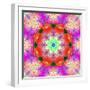 A Mandala Ornament from Flower Photographs, Conceptual Layer Work-Alaya Gadeh-Framed Photographic Print