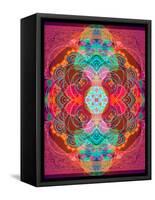 A Mandala Ornament from Flowers and Drawings-Alaya Gadeh-Framed Stretched Canvas