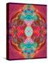 A Mandala Ornament from Flowers and Drawings-Alaya Gadeh-Stretched Canvas