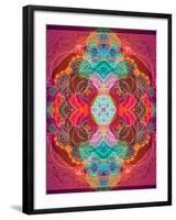 A Mandala Ornament from Flowers and Drawings-Alaya Gadeh-Framed Photographic Print