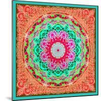 A Mandala Ornament from Flowers and Drawings-Alaya Gadeh-Mounted Photographic Print