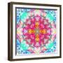 A Mandala Ornament from Flowers, Photograph, Many Layer Artwork-Alaya Gadeh-Framed Photographic Print