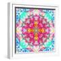 A Mandala Ornament from Flowers, Photograph, Many Layer Artwork-Alaya Gadeh-Framed Photographic Print