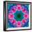 A Mandala Ornament from Flowers, Photograph, Many Layer Artwork-Alaya Gadeh-Framed Photographic Print