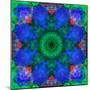 A Mandala Ornament from Flowers, Photograph, Many Layer Artwork-Alaya Gadeh-Mounted Photographic Print