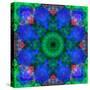 A Mandala Ornament from Flowers, Photograph, Many Layer Artwork-Alaya Gadeh-Stretched Canvas