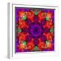 A Mandala Ornament from Flowers, Photograph, Many Layer Artwork-Alaya Gadeh-Framed Photographic Print