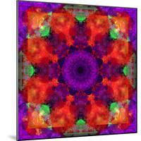 A Mandala Ornament from Flowers, Photograph, Many Layer Artwork-Alaya Gadeh-Mounted Photographic Print