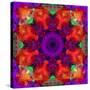 A Mandala Ornament from Flowers, Photograph, Many Layer Artwork-Alaya Gadeh-Stretched Canvas