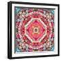 A Mandala Ornament from Flowers, Photograph, Many Layer Artwork-Alaya Gadeh-Framed Photographic Print