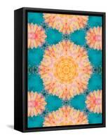 A Mandala Ornament from Flowers, Photograph, Many Layer Artwork-Alaya Gadeh-Framed Stretched Canvas